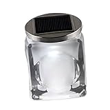 MIRACLE ソーラー式 ガーデンライト 2個セット LEDライト イルミネーション ガラス 充電 (Cタイプ) MC-SGL03-C2