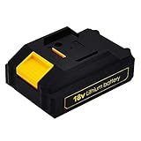 パワー・ランド(Powerland) コードレスドリルドライバー D018S-18VとD018SS-18V専用リチウムイオン電池 (18V 1.3Ah)