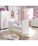 Izziwotnot Tranquillity 3 Piece Nursery Furniture Room Set, White by Izziwotnot