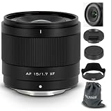 VILTROX 15mm F1.7 XFレンズ（富士用）、APS-C超広角オートフォーカスレンズ（富士フイルム 富士XマウントカメラX-A7、X-E4、X-H1、X-Pro3、X-S10、X-T2、X-T3、X-T4、X-T30、XT30II、X-T200、X-H2、X-H2S、X-T5、X-S20、X-T50用）