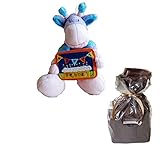 メモリアルギフト 洗えるぬいぐるみ　キリン バースディのタグつき 通常大人ラッピング