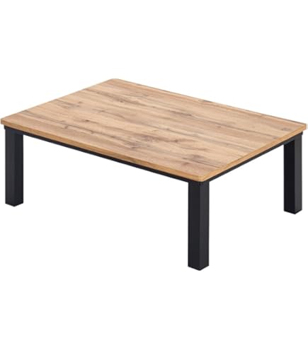 Amazon.co.jp : フラットヒーター こたつテーブル 120×80cm テーブル