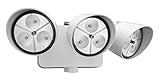 Lithonia Lighting OFLR 9LN 120 P WH M2 LED Outdoor 3-light Floodlight with Dusk to Dawn Photocell, W