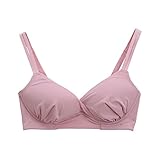 (犬印)INUJIRUSHI クロスオープンモールドブラジャー ワイヤー入り ブラ ハーフトップ(PI-ピンク、D75)