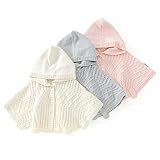 Lily ivory (リリー アイボリー ) ニットケープ (70～90cm) キムラタンの子供服 (71686-181a) オフホワイト 70～90