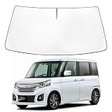 Proadsy フロントガラス サンシェード 折り畳み式 車 シェード 遮光断熱 専用 スズキ スペーシア 2013 12-2018 12 アクセサリー