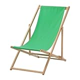 IKEA　MYSINGSO（ミースィングソー）　ビーチチェア　折りたたみ式 グリーン