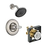 Delta Delta KSDLI-T14294-SS Linden Shower Kit Pressure-Balance Single-Function Cartridge, Brilliance