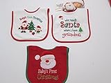 Baby Essentials 3christmas Bibs by AD Sutton