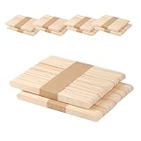 SAKURAN 木製スティック アイス棒 DIY工作用 (500本) 教室向け クラフト用スティック 工芸用 素材 学校用 授業用 ハンドメイド 芸術 教材 114mm×10mm