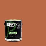 Prestige, Browns and Oranges 1 of 7, Exterior Paint and Primer In One, 1-Gallon, Satin, Autumn Wreat