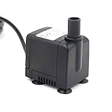 【LORIA・JP品】超静音 小型 水中ポンプ 6W 池ポンプ 揚程 3M 水族館給水・排水ポンプ　水槽水循環 潜水ポンプ ブラシレスモーター 潜水インストール 濾過ポンプ 循環ポンプ 450L/H 