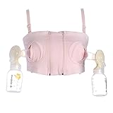 Ancdream 産後 授乳ブラ　哺乳ブラ　Hands-Free Breastpump Bra　ハンズフリー ブラ 　搾乳器