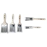 Presa EverydayペイントブラシVarnishセット、木製ハンドル、5-piece