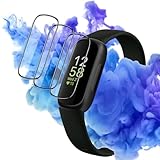 対応 Fitbit inspire3 フィルム 【3枚セット】 対応 Fitbit inspire 3 保護フィルム 柔軟なTPU製 炭素繊