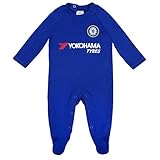 Chelsea F.C. Sleepsuit 3/6 mths BW / チェルシー F.C. スリープスーツ 3-6ヶ月 BW / ロンパース