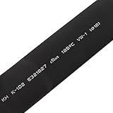 18mmの直径。 熱収縮可能な地下鉄は、管1M 3.28フィートのブラックを縮小します