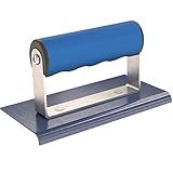 Bon 22-711 6-Inch by 3-Inch Blue Steel Sidewalk Edger with 1/4-Inch Radius and 3/8-Inch Lip with Com
