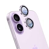 HeeNia iPhone 17 5G 対応 カメラフィルム アルミ合金+9Hガラス素材 レンズフィルム 露出オーバー防止 傷防止 用 アイフォン 17 カメラ保護 スクリーンプロテクター カメラレンズ保護フィルム iPhone 17 用 - パープル