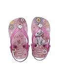 [ハワイアナス] havaianas ディズニー ベビー・マリー BABY MARIE ビーチサンダル ブラジル製 国内正規品 (21（13.5cm）, クリスタルローズ 1141)