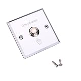 Jiayuane アクセスコントロールのためのドアの出口プッシュリリースボタンスイッチアルミニウムシルバー50000回以上の生活