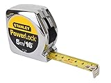 Prasertsteel 5M / 16ft PowerLock 33-158 Pocket Tape Measure (with Diameter Scale)