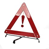 uxcell　トライアングル看板　反射加工あり　サインスタンド看板　スティッカー　オートカー