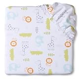 Circo Snoozin Safari Fitted Crib Sheet by Circo