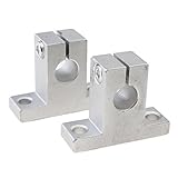 2xSK16 SC16UU 16ミリメートル リニア レール シャフト サポート F XYZ テーブル CNC ルータ フライス