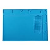 Lifepartner 作業マット 卓上作業マット 断熱パッド シリコン製 無毒 23*32 溶接用 500℃高温に耐える 電子製品/携帯/パーソコン分解修理用ツール