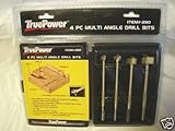 TruePower 4PC SAE TITIANIUM COATED MULTI ANGLE (MAD) FORSTNER DRILL BIT SET + CASE [並行輸入品]