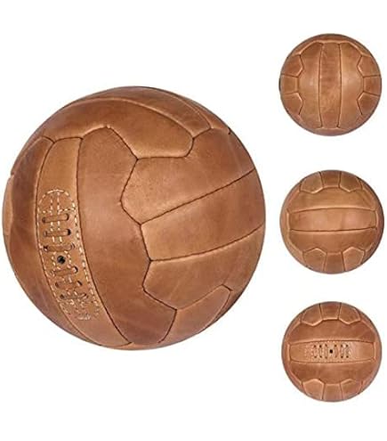 Amazon | FNine ヴィンテージサッカーボール アンティークレザー