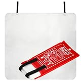 【厚み0.5㎜】初期消火シート 耐火シート 防炎シート スパッターシート 耐熱 耐火 防炎 不燃シート 溶接シート キャンプ アウトドア 焚き火 薪ストーブ 【使いやすい0.5㎜】(１m×１m)