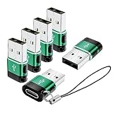 BaseNew USB Type C アダプター 4個パック、USBC - USB アダプター、Type C アダプター、USBC オス - メス データ同期充電ケーブルコンバーター iPhone 15、MacBook Pro、iPad、Car Play用、ブラック