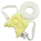 Shipping box 可愛いリュック　赤ちゃんのごっつん防止やわらかリュック　キッズ　乳幼児用　頭を保護できる　怪我防止　よちよち歩きの赤ちゃんにぴったり 保護枕 乳児　幼児　後頭部 (イエロー)