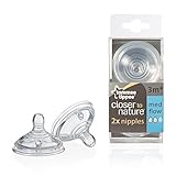 Tommee Tippee Nipples, Medium Flow, 2-Count by Tommee Tippee [並行輸入品]