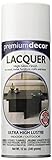 General Paint & Manufacturing PD-1354 Premium Decor Spray Lacquer with 360-Degree Spray Tip, White [