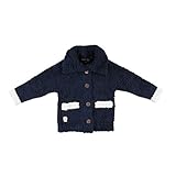 Barefoot Dreams ベアフットドリームズ コージシック トドラー　カーディガン [535] Marine/ White (size:2T-3T) [並行輸入品]