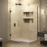 DreamLine shen-24585340 Unidoor Plus 72 " High x 58 – 1 / 2 " Wide X 34 – 3 / 8 " Deep Hing、 58-1/2-