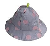 バルーン柄 ベビー用 日よけ ハット 帽子 48～50㎝ グレー