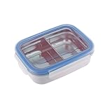 Innobaby Keepin' Smart Stainless Snackbox, Blue, 11 Oz. by Innobaby