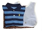 ラルフローレンの子供服　POLO　RALPHLAUREN　ベビー　出産お祝いセット（半袖）　男の子　７５ｃｍ　６ヶ月～９ヶ月用 [並行輸入品]