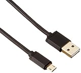 グリーンハウス リバーシブルmicroUSB充電・データ転送ケーブル アルミコネクタ 1m ブラック GH-UCSMBWA1-BK