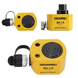 CGOLDENWALL 油圧ジャッキ多段式 多層シリンダジャッキ低床 耐荷重10T/20T/30T/50T/100T 狭いスペースの持ち上げ作業に最適 (100T)