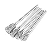 5本セット ダイヤモンド 研磨 研削ヘッド 彫刻 石研削針ツール 3mm
