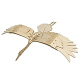 つくるんです® 日本語説明書付 3D ウッドパズル (絶滅危惧種シリーズ タンチョウ)