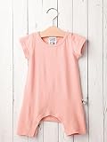 RUGGED WORKS ( ラゲッドワークス ) ベビー 日本製 ロンパース 赤ちゃん 男の子 女の子 半袖 ベビー服 80㎝ ピンク