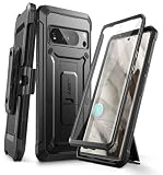 SUPCASE GooglePixel8Pro ケース 2023 全面保護 耐衝撃 指紋認証対応 米軍MIL規格取得 防塵デザイン 画面保護フィルム付き 内蔵スタンド付き 腰掛けクリップ付属 黒 UBProシリーズ