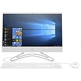HP 22-C0039オールインワン、Windows 10、i3-8100T、3.1GHz、Intel UHD Graphics 630、2 TB、スノーホワイト、22インチ。