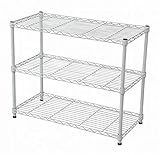 エイ・アイ・エス (AIS) メタルラック本体 ホワイト 75x35x61.8cm 19φスチールラックセット NS-7535WH